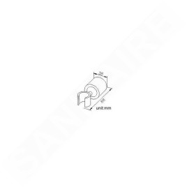 Sapho Douches - Support de douche, chrome 1301-51