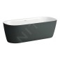 Laufen Meda - Baignoire 180x80 cm, gris/blanc H2201121670001 Laufen Meda - Baignoire 180x80 cm, gris/blanc H2201121670001