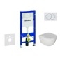 Geberit Duofix - Set de bâti-support, cuvette Oudee et abattant softclose, plaque de déclenchement Delta01, blanc alpin Geberit Duofix - Set de bâti-support, cuvette Oudee et abattant softclose, plaque de déclenchement Delta01, blanc alpin