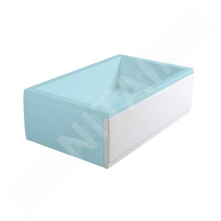 Polysan Deep Plain - Panneau frontal, 120, droit, 120x36 mm, blanc 83674