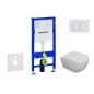 Geberit Duofix - Set de bâti-support, cuvette Oudee et abattant softclose, plaque de déclenchement Delta01, blanc alpin Geberit Duofix - Set de bâti-support, cuvette Oudee et abattant softclose, plaque de déclenchement Delta01, blanc alpin