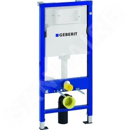 Geberit Duofix - Set de bâti-support, cuvette Oudee et abattant softclose, plaque de déclenchement Delta01, blanc alpin