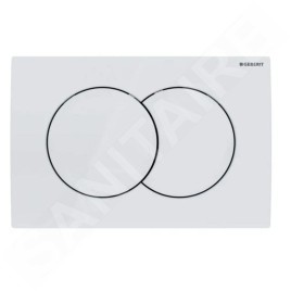 Geberit Duofix - Set de bâti-support, cuvette Oudee et abattant softclose, plaque de déclenchement Delta01, blanc alpin