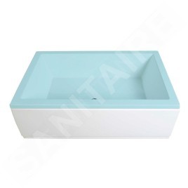 Polysan Deep Plain - Panneau Nika 100, 100x36 cm, blanc 84825