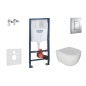 Grohe Rapid SL - Set de bâti-support, cuvette Oudee et abattant softclose, plaque de déclenchement Skate Cosmopolitan, chrome Grohe Rapid SL - Set de bâti-support, cuvette Oudee et abattant softclose, plaque de déclenchement Skate Cosmopolitan, chrome
