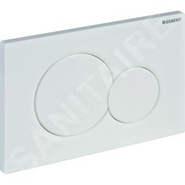 Geberit Sigma01 - Plaque de déclenchement SIGMA01, blanc alpin 115.770.11.5