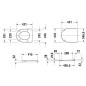 Duravit Starck 3 - Abattant de toilette SoftClose 0063890000 Duravit Starck 3 - Abattant de toilette SoftClose 0063890000