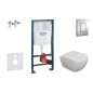 Grohe Rapid SL - Set de bâti-support, cuvette Oudee et abattant softclose, plaque de déclenchement Skate Cosmopolitan, chrome Grohe Rapid SL - Set de bâti-support, cuvette Oudee et abattant softclose, plaque de déclenchement Skate Cosmopolitan, chrome