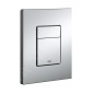 Grohe Rapid SL - Set d'installation pré-murale, cuvette Alpha avec abattant, plaque de déclenchement Skate Cosmopolitan, chrome