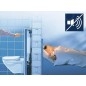 Grohe Rapid SL - Set d'installation pré-murale, cuvette Alpha avec abattant, plaque de déclenchement Skate Cosmopolitan, chrome