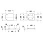 Duravit Starck 3 - Abattant de toilette, blanc 0063810000 Duravit Starck 3 - Abattant de toilette, blanc 0063810000