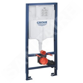 Grohe Rapid SL - Set de bâti-support, cuvette et abattant IdealStandard, plaque de déclenchement Skate Cosmo, Aquablade,