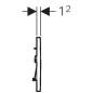 Geberit Sigma30 - Plaque de déclenchement Sigma30, noir/chrome 115.883.KM.1 Geberit Sigma30 - Plaque de déclenchement Sigma30, noir/chrome 115.883.KM.1