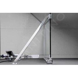 Polysan Modular Shower - Bras de fixation MSBR2, 500 mm, chrome MSBR2