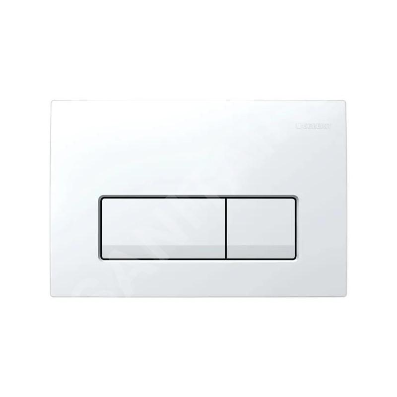 Geberit Delta50 - Plaque de déclenchement, blanc alpin 115.119.11.1