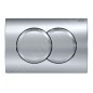 Geberit Delta01 - Plaque de déclenchement, chrome brillant 115.107.21.1