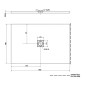 Polysan Flexia - Receveur de douche 1400x900 mm, blanc 72897 Polysan Flexia - Receveur de douche 1400x900 mm, blanc 72897
