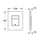 Grohe Even - Plaque de déclenchement, phantom black 38966KF0