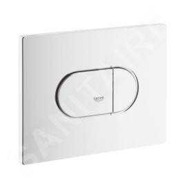 Grohe Arena Cosmo - Plaque de déclenchement, blanc alpin 38858SH0