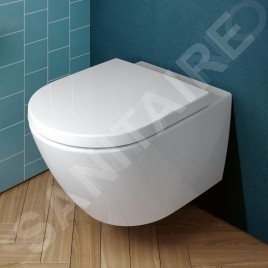 Villeroy & Boch Subway 3.0 - WC suspendu avec abattant SoftClosing, TwistFlush, blanc alpin 4670TS01