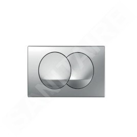 Geberit Delta - Plaque de déclenchement, chrome mat 115.100.46.5