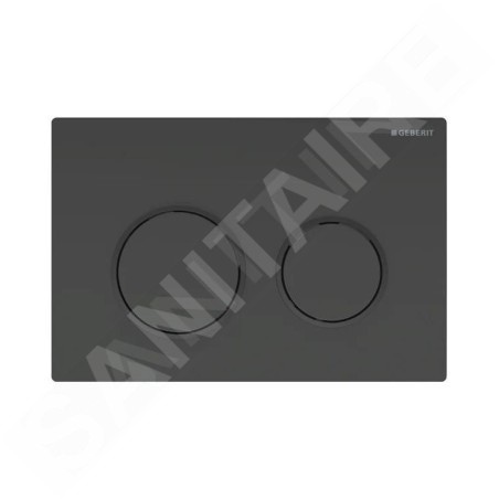 Geberit Omega20 - Plaque de déclenchement, noir 115.085.DW.1