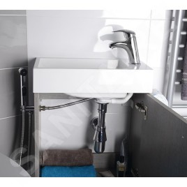 Sapho Douches - Support de douche pour l´installation au meuble, chrome SG204