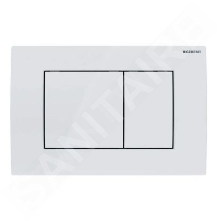 Geberit Delta30 - Plaque de déclenchement, blanc alpin 115.137.11.1
