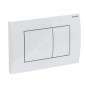 Geberit Delta30 - Plaque de déclenchement, blanc alpin 115.137.11.1