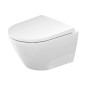 Duravit D-Neo - WC suspendu avec abattant SoftClose, Rimless, blanc 45880900A1 Duravit D-Neo - WC suspendu avec abattant SoftClose, Rimless, blanc 45880900A1