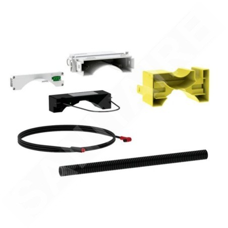 Geberit Accessoires - Kit de boîtier de raccordement électrique et de communication et de bloc d’alimentation pour l'élément