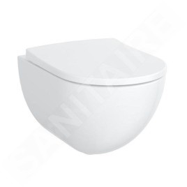 Geberit Acanto - WC suspendu, Rimfree, avec KeraTect, blanc 500.600.01.8