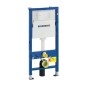 Geberit Duofix - Set d'installation pré-murale, cuvette Alpha avec abattant, plaque de déclenchement Delta21, chrome mat Geberit Duofix - Set d'installation pré-murale, cuvette Alpha avec abattant, plaque de déclenchement Delta21, chrome mat