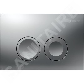 Geberit Duofix - Set d'installation pré-murale, cuvette Alpha avec abattant, plaque de déclenchement Delta21, chrome mat
