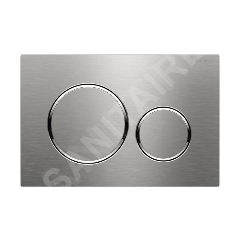 Geberit Sigma20 - Plaque de déclenchement Sigma20, à visser, inox 115.889.SN.1