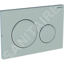 Geberit Sigma20 - Plaque de déclenchement Sigma20, à visser, inox 115.889.SN.1