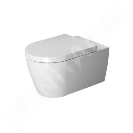 Duravit ME by Starck - WC suspendu avec abattant SoftClose, Rimless, avec WonderGliss, blanc 45290900A11