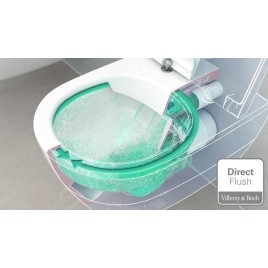 Villeroy & Boch Subway 2.0 - WC suspendu avec abattant SoftClosing, DirectFlush, blanc alpin 5614R201