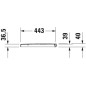 Duravit ME by Starck - WC abattant, softclose, blanc 0020090000 Duravit ME by Starck - WC abattant, softclose, blanc 0020090000