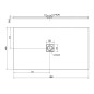 Polysan Flexia - Receveur de douche 1800 x 1000 mm, blanc 72917 Polysan Flexia - Receveur de douche 1800 x 1000 mm, blanc 72917