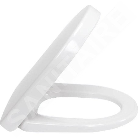 Villeroy & Boch Subway 2.0 - Abattant WC avec couvercle, SoftClosing, blanc alpin 9M69S101