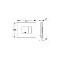 Grohe Skate Cosmopolitan - Plaque de déclenchement, Cool Sunrise 38732GL0