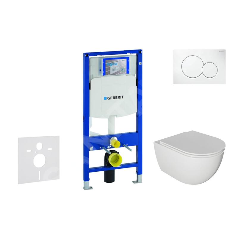 Geberit Duofix - Set de bâti-support, cuvette Oudee et abattant softclose, plaque de déclenchement Sigma01, blanc alpin Geberit Duofix - Set de bâti-support, cuvette Oudee et abattant softclose, plaque de déclenchement Sigma01, blanc alpin