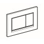 Geberit Sigma30 - Plaque de déclenchement 2 touches, blanc / blanc mat 115.883.11.1