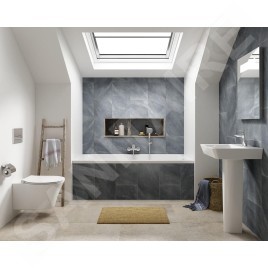 Ideal Standard Connect Air - Cuvette de toilette suspendue avec abattant SoftClose, AquaBlade, blanc E008701