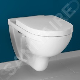 Villeroy & Boch O.novo - Cuvette de WC suspendue compacte avec abattant SoftClosing, DirectFlush, blanc alpin 5688HR01