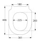 Villeroy & Boch Subway 3.0 - Abattant WC, Softclose, blanc alpin 8M42S101