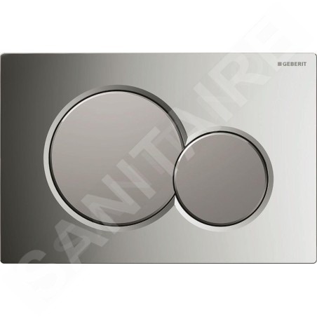 Geberit Sigma01 - Plaque de déclenchement Sigma01, chrome brillant/ chrome mat 115.770.KA.5