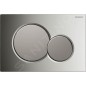 Geberit Sigma01 - Plaque de déclenchement Sigma01, chrome brillant/ chrome mat 115.770.KA.5