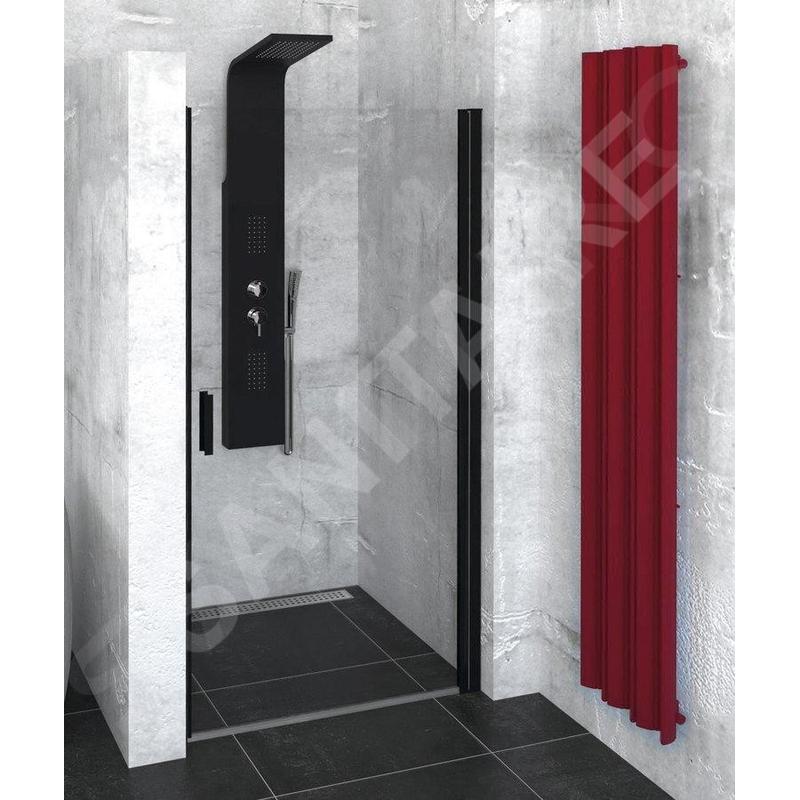 Polysan Zoom Line - Porte de douche Black 900 mm, verre clair ZL1290B